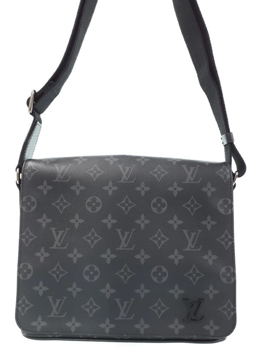 Louis Vuitton Monogram Eclipse Black District NM Shoulder Bag